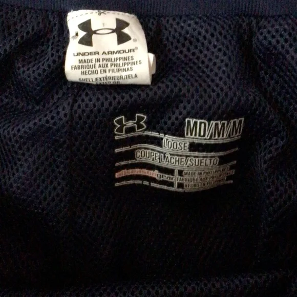 Under Armours track Pants, Medium, Navy - Picture 8 of 8